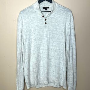 Men’s Express Crewneck 1/4 button up sweater